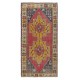 Vintage Turkish Oriental Rug. 100% Wool. Unique Hand Knotted Village Rug