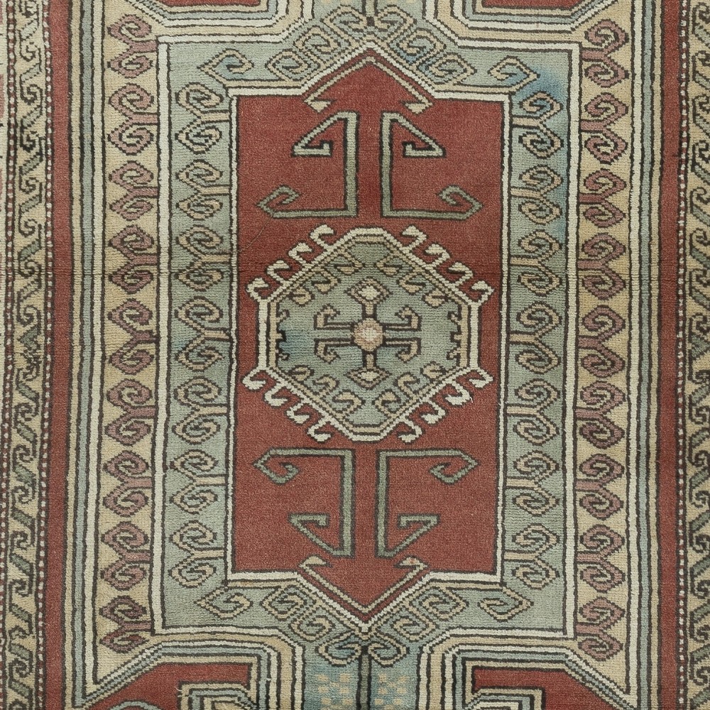 One of a kind Vintage Handmade Turkish Rug, 100% Wool