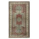 One of a kind Vintage Handmade Turkish Rug, 100% Wool