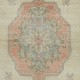 One of a kind Vintage Handmade Turkish Area Rug with Medallion Design