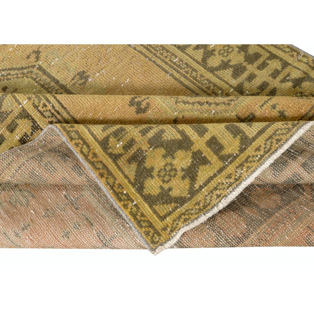 Rustic Kitchen Rug. Vintage Runner Rug. Handmade Hallway Rug. Stair Rug. Turkish Corridor Rug