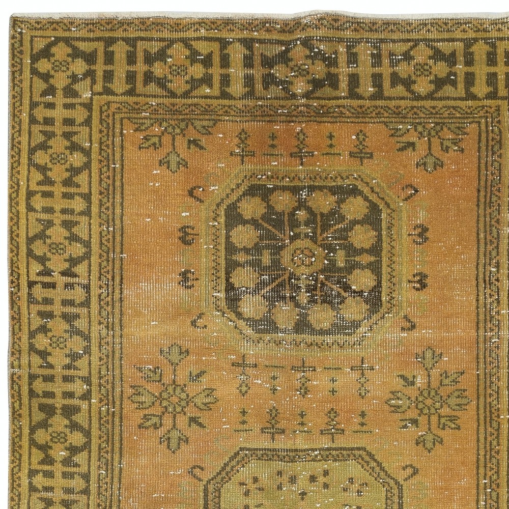 Rustic Kitchen Rug. Vintage Runner Rug. Handmade Hallway Rug. Stair Rug. Turkish Corridor Rug