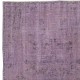 Decorative Handmade Area Rug for Kitchen. Modern Turkish Floor Covering for Living Room