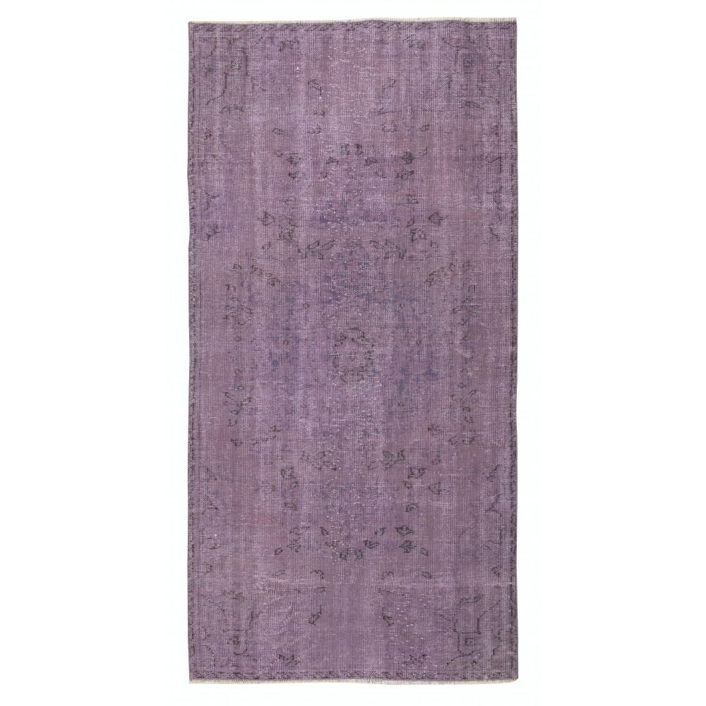Decorative Handmade Area Rug for Kitchen. Modern Turkish Floor Covering for Living Room