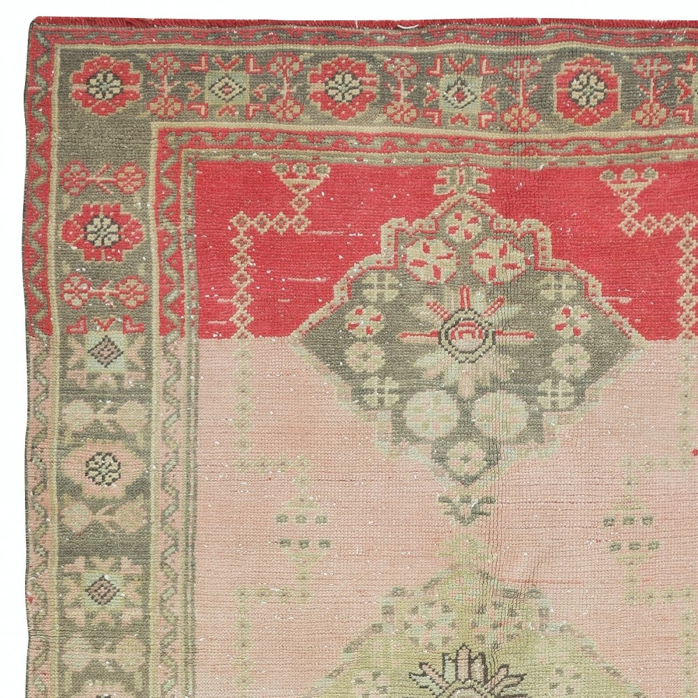 Vintage Runner Rug for Kitchen. Handmade Hallway Rug. Turkish Stair Rug