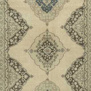 Vintage Runner Rug for Kitchen. Handmade Hallway Rug. Oushak Stair Rug. Corridor Rug. Beige Entryway Rug