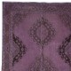 Handmade Hallway Runner. Kitchen Rug. Corridor Rug. Purple Color Stair Rug