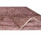 Contemporary Floral Patterned Area Rug in Pink. Hand-Knotted in Turkey. Wool pile on cotton foundation