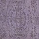 Mauve Purple Color Area Rug, Handmade Turkish Floor Rug, Bohemian Home Decor