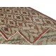 Vintage Runner Rug for Hallway. Floral Design Corridor Rug. Handmade Stair Rug