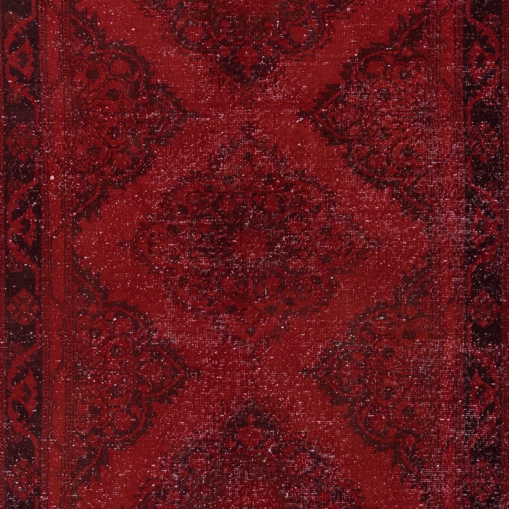 Dark Red Hallway Runner. Kitchen Rug. Handmade Corridor Rug. Stair Rug. Entryway Rug