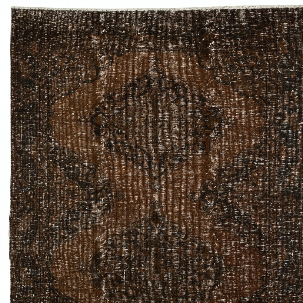 Brown Hallway Runner. Kitchen Rug. Handmade Corridor Rug. Stair Rug. Entryway Rug