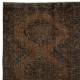 Brown Hallway Runner. Kitchen Rug. Handmade Corridor Rug. Stair Rug. Entryway Rug