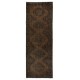 Brown Hallway Runner. Kitchen Rug. Handmade Corridor Rug. Stair Rug. Entryway Rug