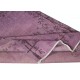 Purple Color Handmade Wool Area Rug from Turkey, Great 4 Modern Interiors