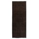 Handmade Hallway Runner. Kitchen Rug. Brown Corridor Rug. Stair Rug. Entryway Rug
