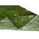 Contemporary Hand-knotted Area Rug. Green Color Turkish Floor Covering