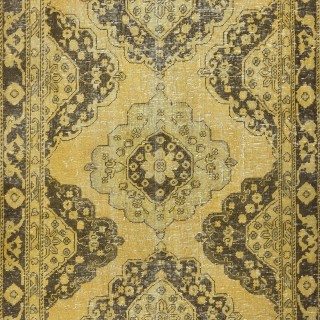 Handmade Hallway Runner. Kitchen Rug. Corridor Rug. Yellow Color Stair Rug
