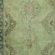 Turkish Hallway Runner. Green Kitchen Rug. Handmade Corridor Rug. Stair Rug. Entryway Rug
