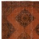 Orange Hallway Runner. Kitchen Rug. Handmade Corridor Rug. Stair Rug. Entryway Rug