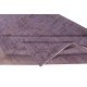 Vintage Handmade Turkish Area Rug redyed in Purple Color for contemporary interiors