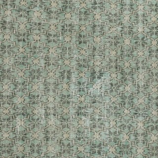 Decorative Green Color Handmade Turkish Area Rug for Contemporary Interiors