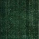 Dark Green Hallway Runner. Kitchen Rug. Handmade Corridor Rug. Stair Rug. Entryway Rug