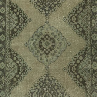 Green Hallway Runner. Kitchen Rug. Handmade Corridor Rug. Stair Rug