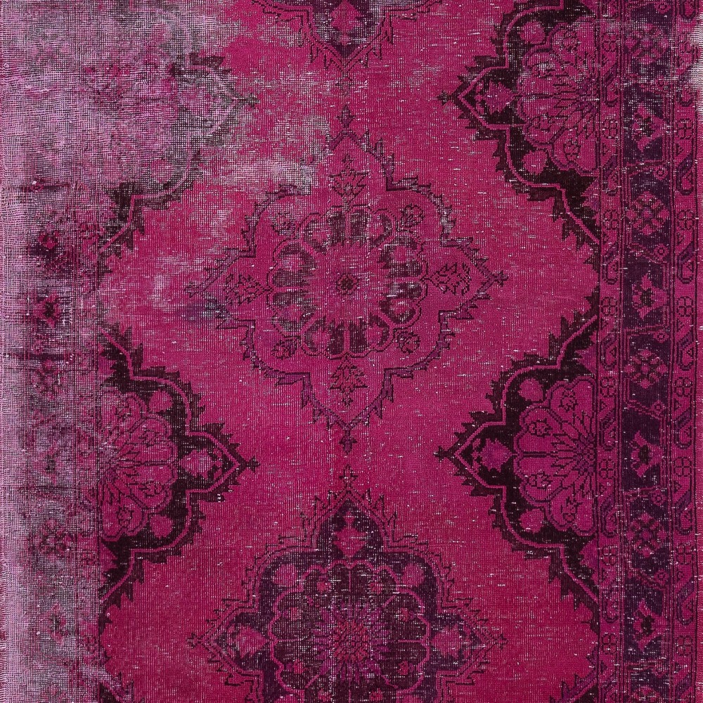 Handmade Hallway Runner. Kitchen Rug. Corridor Rug. Pink Color Stair Rug. Entryway Rug