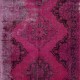Handmade Hallway Runner. Kitchen Rug. Corridor Rug. Pink Color Stair Rug. Entryway Rug