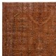 Orange Handmade Turkish Area Rug for Living Room, Entrance, Bedroom, Dining Room & Kids Room