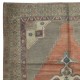Vintage Turkish Oriental Rug. Ca 1960. One of a kind Handmade Tribal Rug. 100% Wool