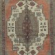 Vintage Turkish Oriental Rug. Ca 1960. One of a kind Handmade Tribal Rug. 100% Wool