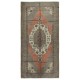 Vintage Turkish Oriental Rug. Ca 1960. One of a kind Handmade Tribal Rug. 100% Wool