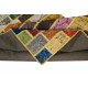 Modern Bohemian Style Patchwork Rug. Handmade from Re-Dyed Vintage Carpets. Custom Options Available