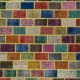 Modern Bohemian Style Patchwork Rug. Handmade from Re-Dyed Vintage Carpets. Custom Options Available