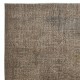 Modern Wool Area Rug. Handmade in Turkey. Brown Color Living Room Rug
