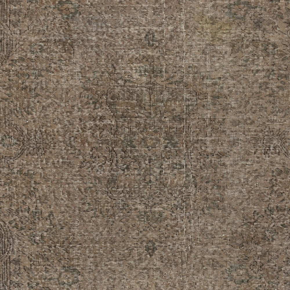 Modern Wool Area Rug. Handmade in Turkey. Brown Color Living Room Rug