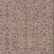 Pink Color Hand Knotted Turkish Wool Area Rug with Floral Design. Gift for Girls
