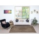 Modern Wool Area Rug in Brown. Hand-Knotted in Turkey
