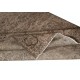 Modern Wool Area Rug in Brown. Hand-Knotted in Turkey