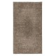 Modern Wool Area Rug in Brown. Hand-Knotted in Turkey
