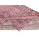 Handmade Area Rug for Kids Room. Pink Living Room Rug. Modern Bedroom Rug