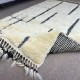 Modern Moroccan style Handmade Rug, 100% Natural Wool. Custom Options Available