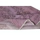 Modern Anti-bacterial Area Rug in Purple, Hand-Made in Turkey