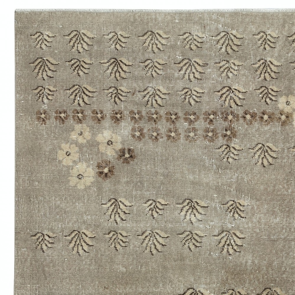 Hand-Knotted Vintage Turkish Area Rug for Rustic, Country and Farmhouse Decor
