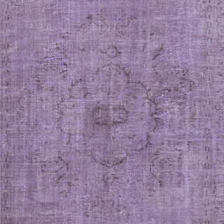 Art Deco Hand-knotted Area Rug. Bohemian Turkish Floor Covering. Modern Home Decor