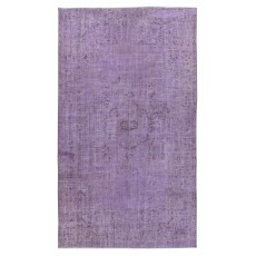 Art Deco Hand-knotted Area Rug. Bohemian Turkish Floor Covering. Modern Home Decor