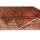Handmade Anti-bacterial Wool Area Rug. Orange Color Hand Knotted Turkish Rug
