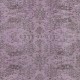 Hand-Made Purple Color Area Rug with Flower Design, Redyed Bohem Carpet for Living Room